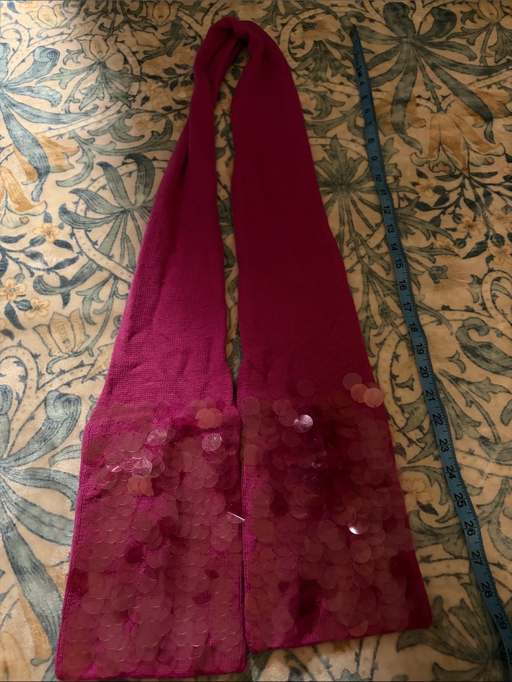 Jcrew kids magenta sequin scarf
